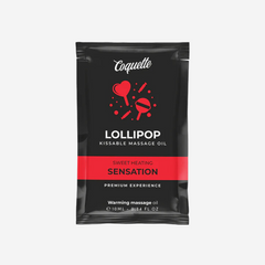 sexy shop Olio Da Massaggio Riscaldante Lollipop - Sensualshop toys