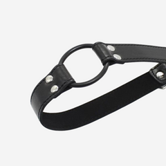 sexy shop Morso Easy Belt Ring Black Ecopelle Regolabile - Sensualshop toys