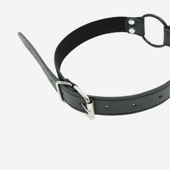 sexy shop Morso Easy Belt Ring Black Ecopelle Regolabile - Sensualshop toys