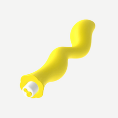 sexy shop Vibratore G Spot Punto G e Clitoride Diverse Vibrazioni Gavyn Giallo - Sensualshop toys