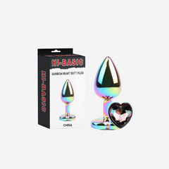 sexy shop Plug Anale Rainbow Heart - Sensualshop toys
