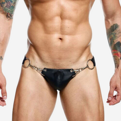 sexy shop Slip Uomo Erotic Wear Snap Jockstrap - Sensualshop toys