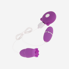 sexy shop Ovulo Vibrante Doppia Stimolazione 10 Modalità - Sensualshop toys