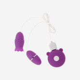 sexy shop Ovulo Vibrante Doppia Stimolazione 10 Modalità - Sensualshop toys