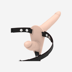 sexy shop Strap On Doppia Penetrazione 15cm 8cm Fetish Submissive Carne - Sensualshop toys