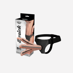 sexy shop Strap-on Flessibile Derick 22.5 cm X 4.5cm Morbido Setoso al Tatto - Sensualshop toys