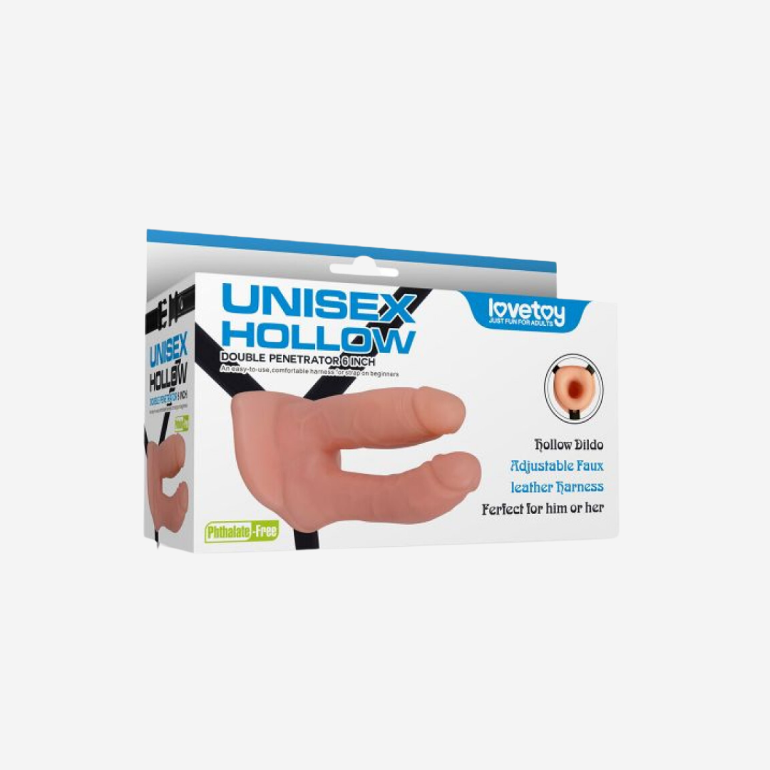 sexy shop Strap On Sexy Hollow Materiale Privo Ftalati Pvc Lunghezza 13.5cm Diametro 4cm - Sensualshop toys