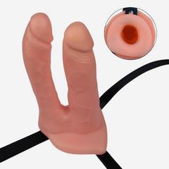 sexy shop Strap On Sexy Hollow Materiale Privo Ftalati Pvc Lunghezza 13.5cm Diametro 4cm - Sensualshop toys