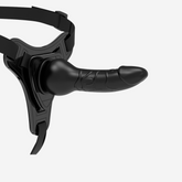 sexy shop Strap on 16Cm Silicone Ipoallergenico Certificato Medicale Fetish Subssive Nero - Sensualshop toys