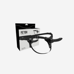 sexy shop Strap on 16Cm Silicone Ipoallergenico Certificato Medicale Fetish Subssive Nero - Sensualshop toys