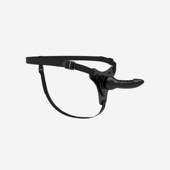 sexy shop Strap on 16Cm Silicone Ipoallergenico Certificato Medicale Fetish Subssive Nero - Sensualshop toys