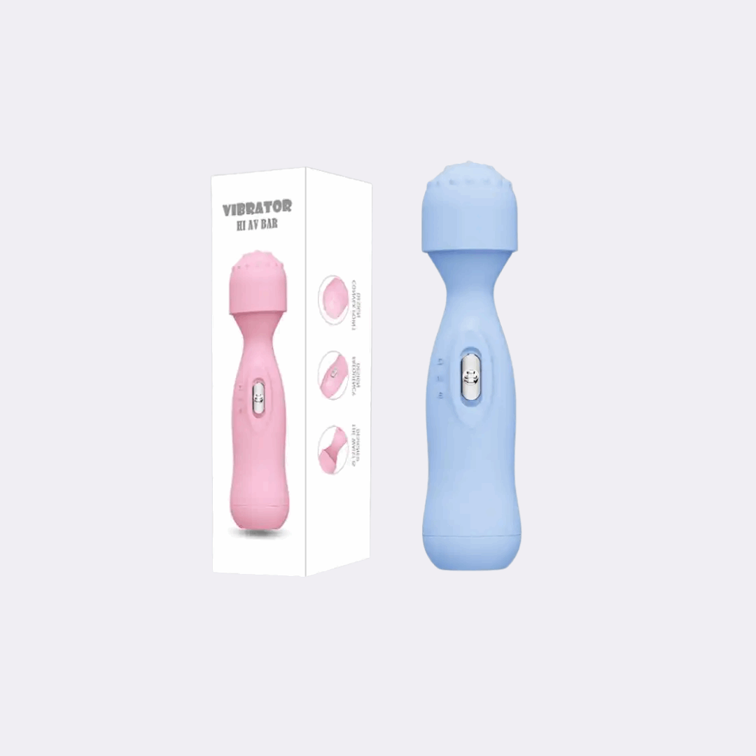 sexy shop Stimolatore Massaggiatore Clitorideo Sensual Vibrante Jolie Rosa/Celeste - Sensualshop toys