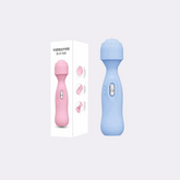 sexy shop Stimolatore Massaggiatore Clitorideo Sensual Vibrante Jolie Rosa/Celeste - Sensualshop toys