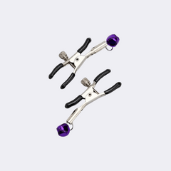 Stringi capezzoli Regolabili Con Campanellina e Prese in Silicone Rimovibili