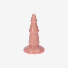 sexy shop Plug Anale Ventosa Pino 5 Carne Bio based Privo Ftalat Pvc 13Cmx4.5cm - Sensualshop toys