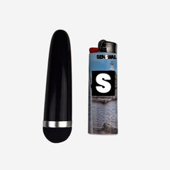 sexy shop Anello Fallico Vibrante con Mini Vibratore Rimovibile da 9cm - Sensualshop toys