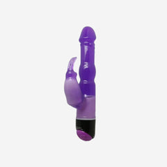 sexy shop Vibratore Rabbit Waves Viola Forma Gelatinosa 23cm - Sensualshop toys