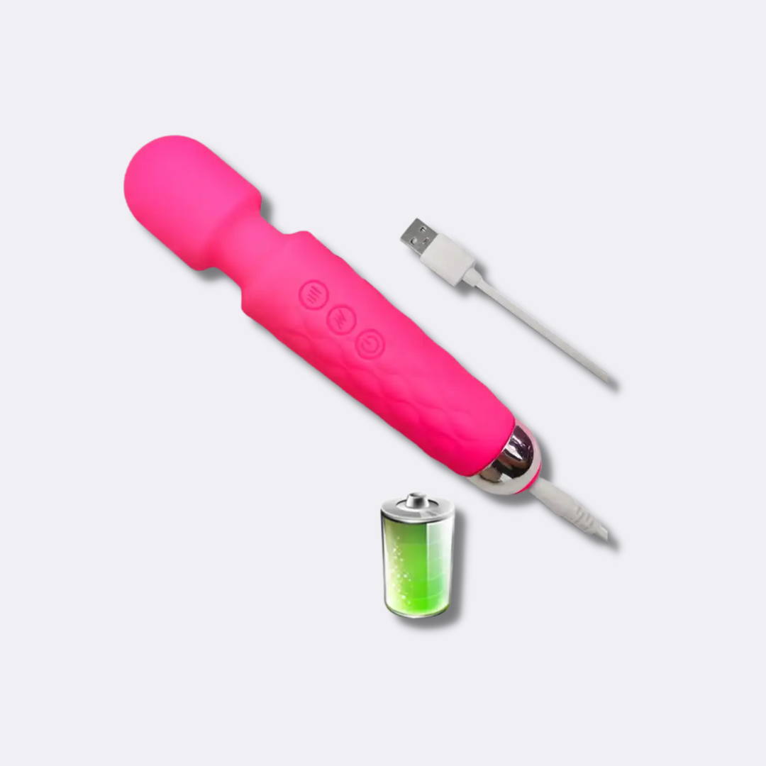 sexy shop Microfono Vibrante Hot Masturbatore e Massaggiatore Vagina, Clitoride e Zone Erogene 20 Modalità di Vibrazione Viola - Sensualshop toys