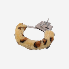 sexy shop Manette pelliccia soft leopardate - Sensualshop toys