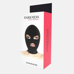 MASCHERA DI SOTTOMISSIONE BDSM BOCCA E OCCHI NERA