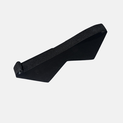 Mascherina In Ecopelle Nera