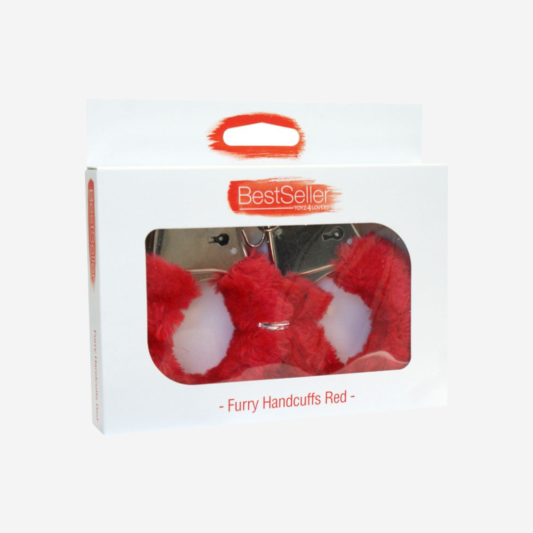 sexy shop Manette Peluche Soft Red Bestseller Rosso - Sensualshop toys