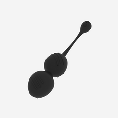 sexy shop Palline Vaginali Vibranti Per Pavimento Pelvico Nisha Nero - Sensualshop toys