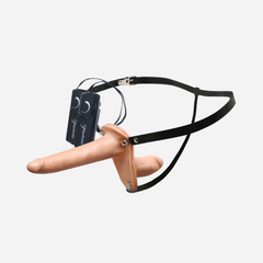 sexy shop Strap on Vibrante Doppia Penetrazione Con Imbracatura - Sensualshop toys