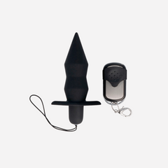 sexy shop Plug Anale Telecomandato Spirit 10 Modalità di Vibrazione  Nero - Sensualshop toys