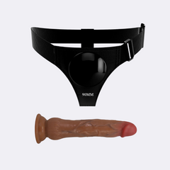 Strap On Eiaculante Kyton Harness Briefs Squiriting 21,5 cm