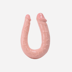 sexy shop Fallo Doppia Penetrazione Twice U-Shaped Flesh 6'' - 15 cm - Sensualshop toys