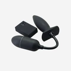 sexy shop Ovetto Plug e Bullet Double impact Soft Touch ABS Vibrante PVC Impermeabile E Privo di Ftalati - Sensualshop toys