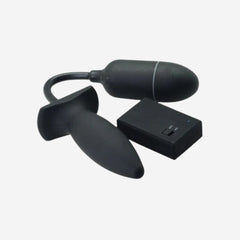 sexy shop Ovetto Plug e Bullet Double impact Soft Touch ABS Vibrante PVC Impermeabile E Privo di Ftalati - Sensualshop toys