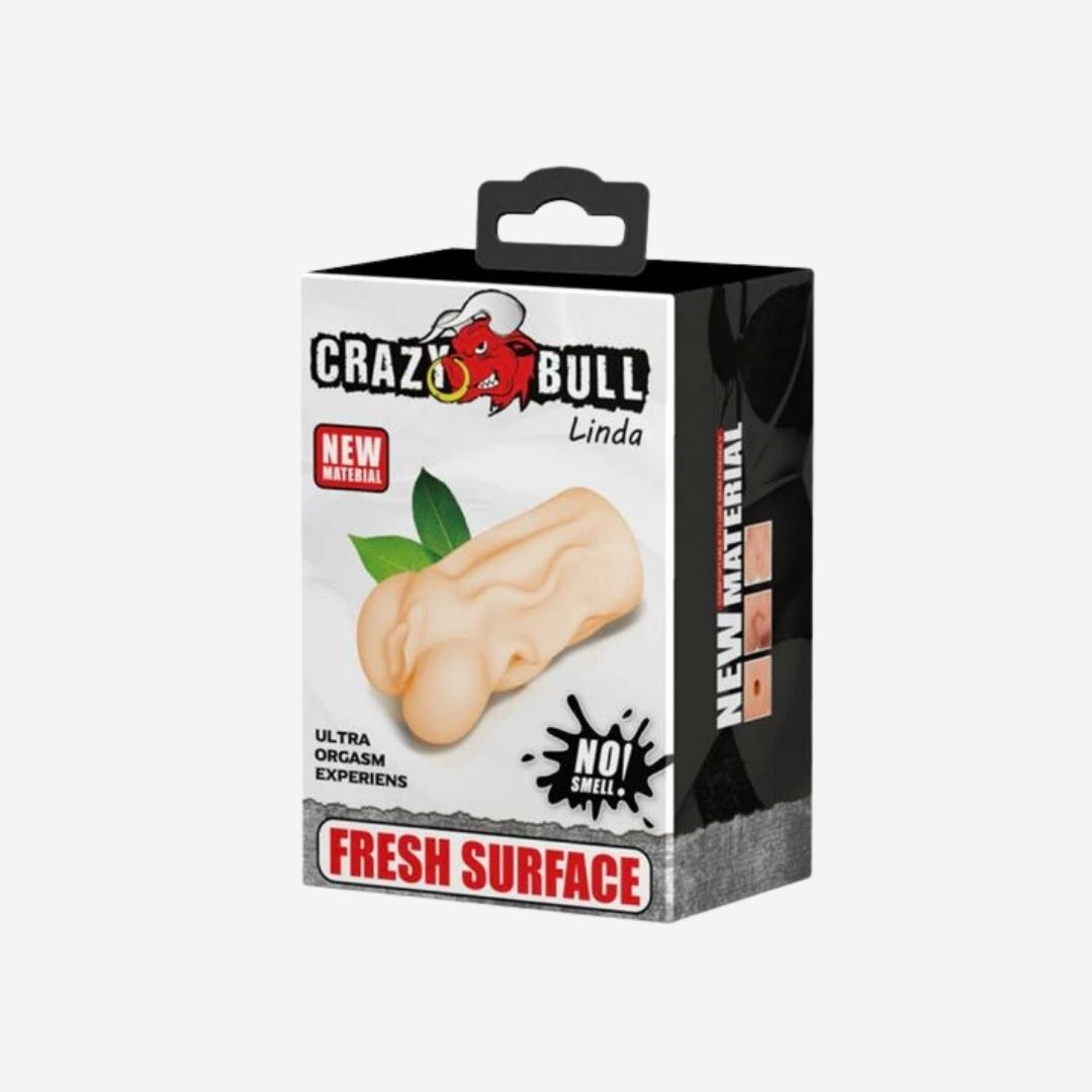 sexy shop Masturbatore Vagina Realistica Crazybull Linda 13.7cm - Sensualshop toys