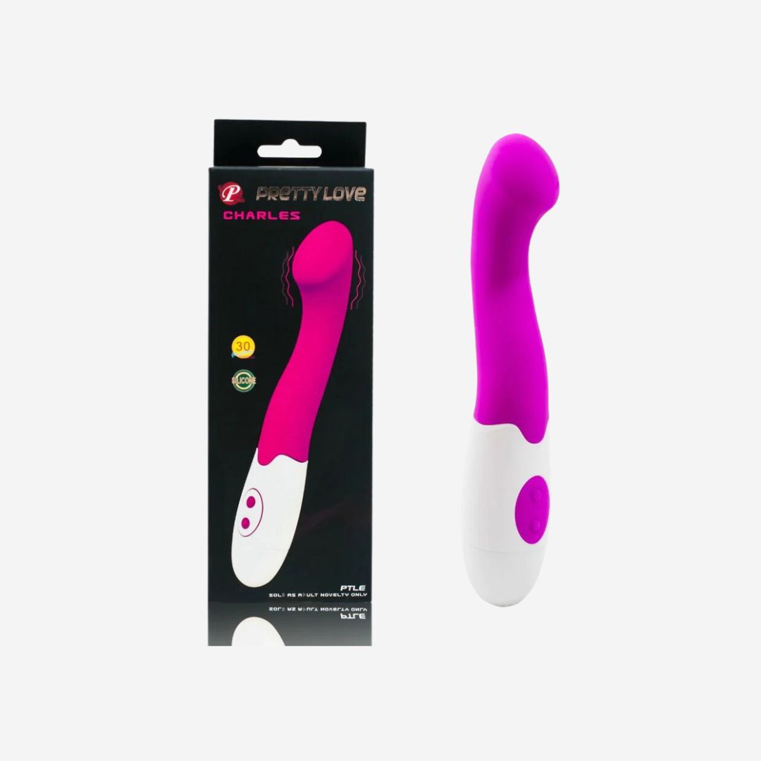 sexy shop Vibratore Pretty Love Charles Purpl 30 Modalità di Vibrazione 100% Silicone - Sensualshop toys