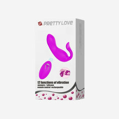 sexy shop Stimolatore Vaginale Di Coppia Pretty Love Silicone Morbido 12 Vibrazioni - Sensualshop toys