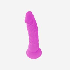 sexy shop Diversia Dildo Vibrante Flessibile 18 Cm Viola Motore Potente, Flessibile E Compatibile Con Le Imbracature - Sensualshop toys