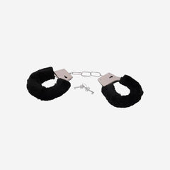 sexy shop Manette Bondage Erotic - Metallo - Peluche Soft Black - Sensualshop toys