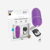 sexy shop Ovulo Vibrante Con Comando a Distanza Viola 10 Modalità di Vibrazione Senza Ftalati - Sensualshop toys