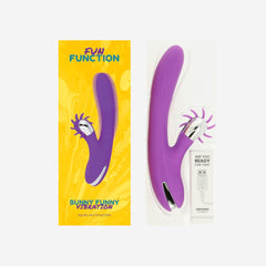 sexy shop Bunny Fuction Funny Rabbit Vibration Silicone super morbido Stimolazione Del Clitoride Motore Potente USB Ricaricabile ABS Ipoallergenico - Sensualshop toys