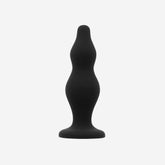 sexy shop Plug Anale Nero Silicone Medico Ipoallergenico Senza Ftalati Ergonomico Ohmama da 12cm - Sensualshop toys
