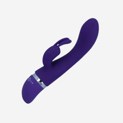 sexy shop Vibratore Rabbit Hilari Intenso Purple Clitoride Morbido Flessibile 30 Modalità Vibrazione - Sensualshop toys
