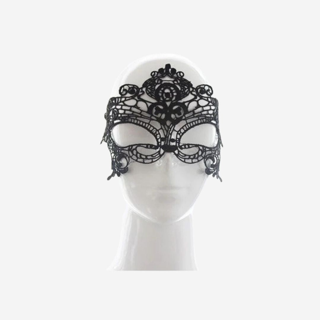 sexy shop Maschera Merlettata Elegantissima Royal Black Fetish Art Per Giochi Di Ruolo - Sensualshop toys