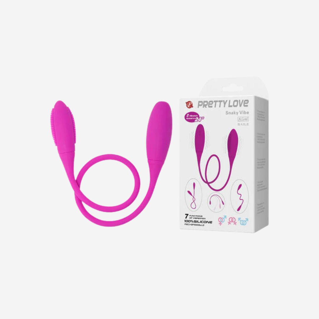 sexy shop Vibratore Snaky Deluxe Pretty Love 7V 7 funzioni di vibrazione Ricaricabile Flessibile e facile da usare - Sensualshop toys