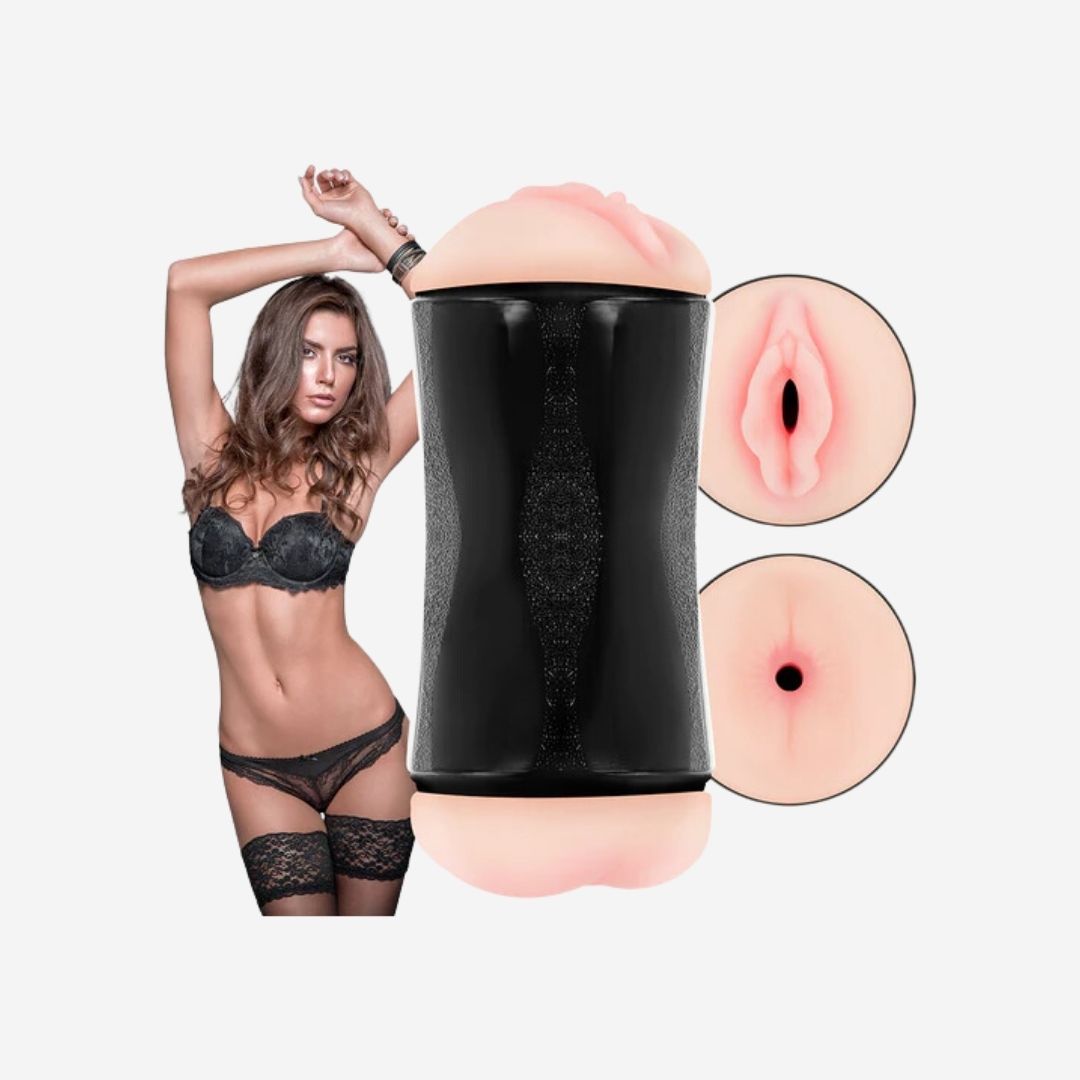 sexy shop Masturbatore Per Uomo Doppio Foro Vagina Ano Jamyjob - Sensualshop toys