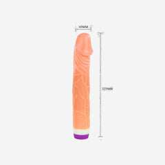 sexy shop Baile Waves Pleasure Realistic Vibra 22.5 CM Vibrazione regolabile Colore Carne - Sensualshop toys