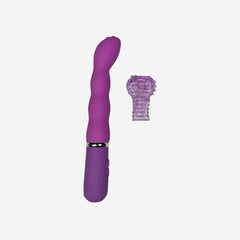 sexy shop Vibratore Donna Punto G Colore Viola Silenzioso Lunghezza 21cm - Sensualshop toys(14023485)