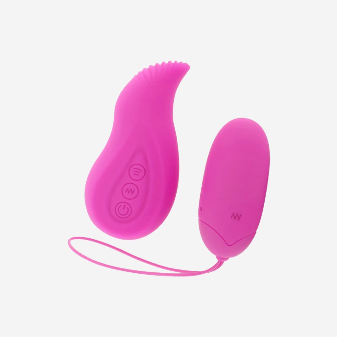 sexy shop Stimolatore Clitorideo e Vaginale Moressa Edgar Vibratore Ricaricabile In Silicone Medico al 100% - Sensualshop toys