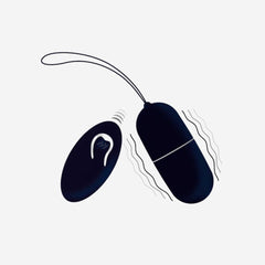 sexy shop Ovetto Vibrante Flippy Intenso con Comando a Distanza Nero - Sensualshop toys