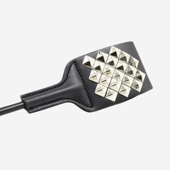 sexy shop Frustino Square Spot Riding Crop - Ecopelle Colore Nero Per Giochi Di Ruolo - Sensualshop toys